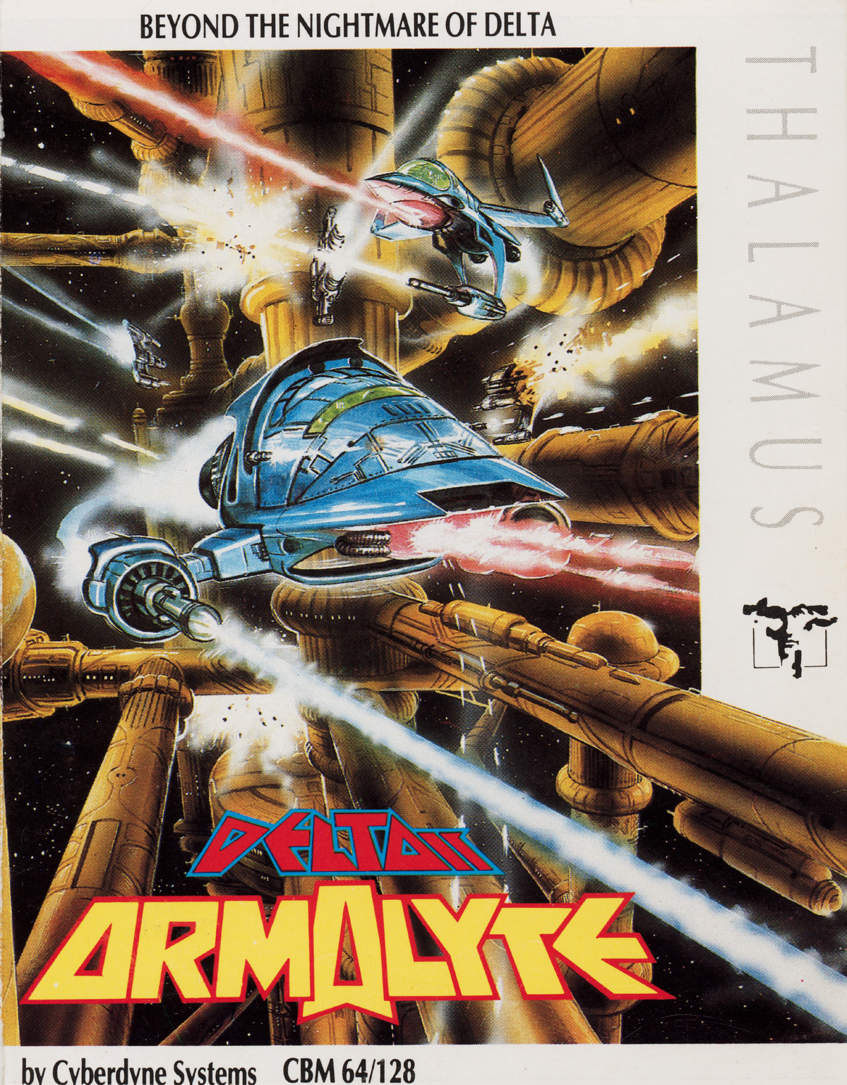 Armalyte — original Commodore 64 box cover