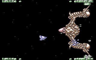 Armalyte — in-game screenshot, Commodore 64