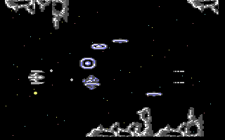 Delta — in-game screenshot, Commodore 64