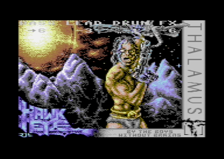 Hawkeye — emulator screenshot, Commodore 64