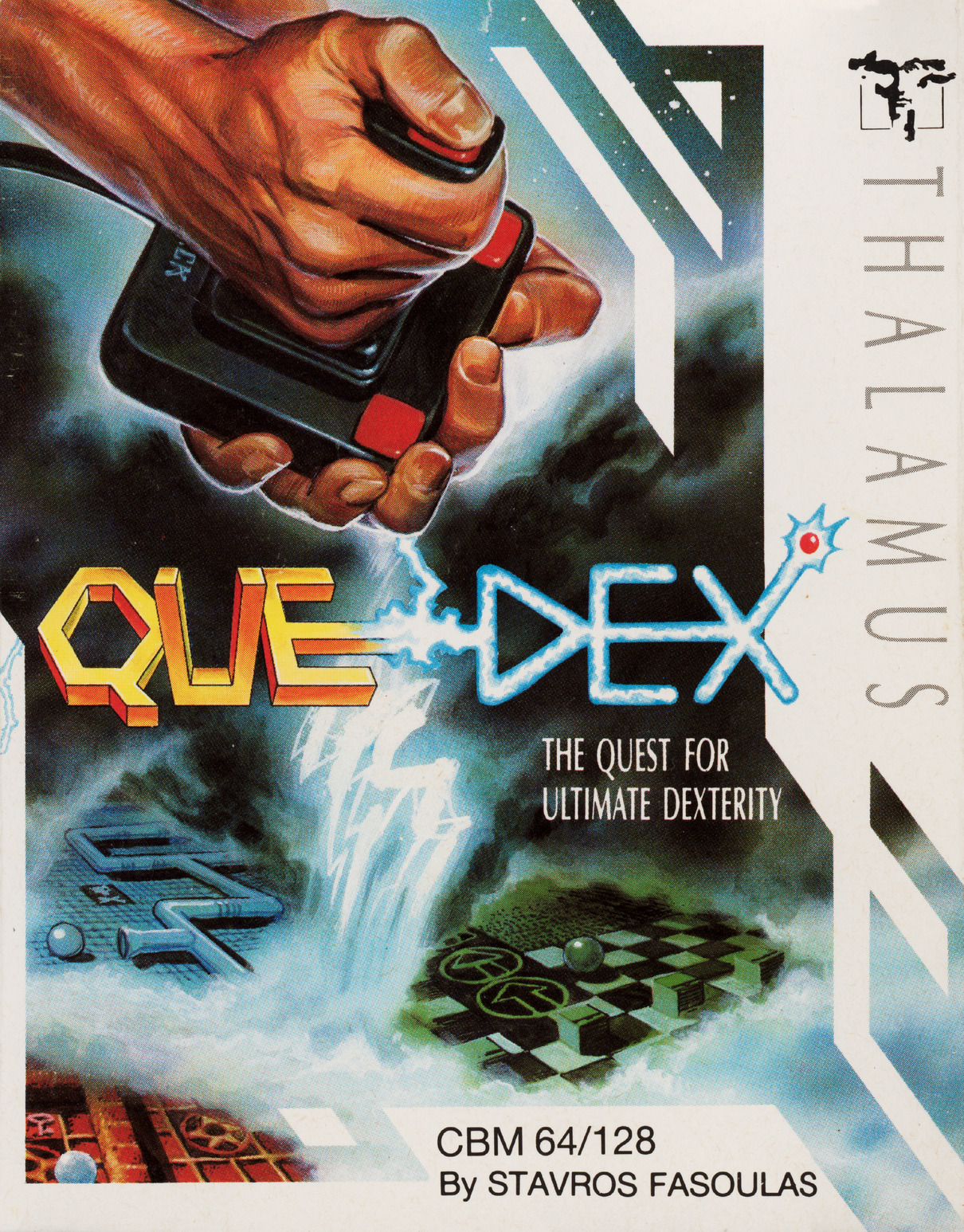 Quedex — emulator screenshot, Commodore 64