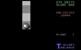 Quedex — in-game screenshot, Commodore 64