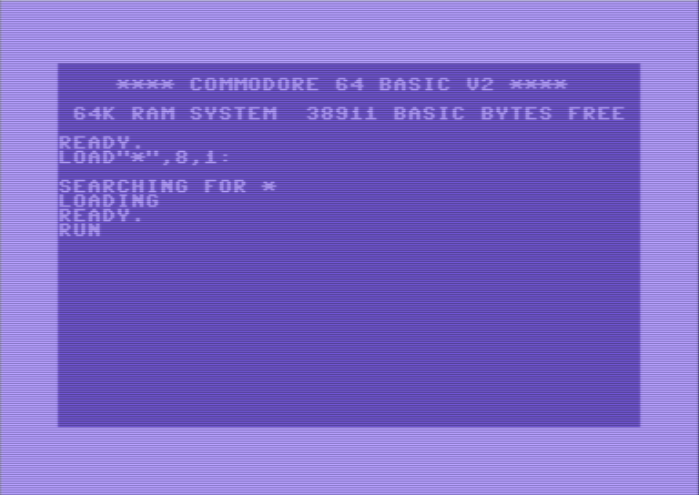 Quedex — emulator screenshot, Commodore 64
