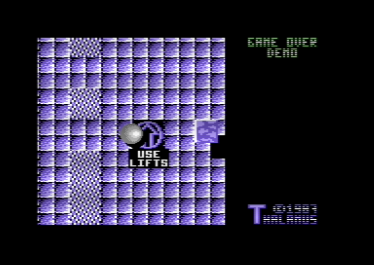 Quedex — emulator screenshot, Commodore 64