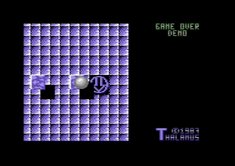 Quedex — emulator screenshot, Commodore 64