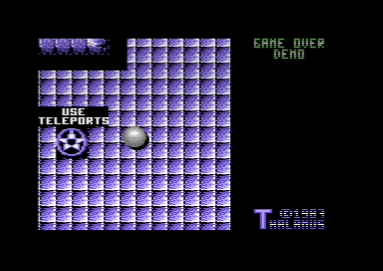 Quedex — emulator screenshot, Commodore 64