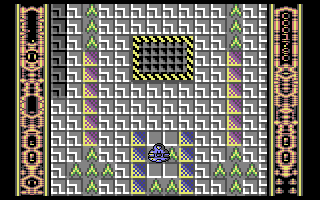 Snare — in-game screenshot, Commodore 64